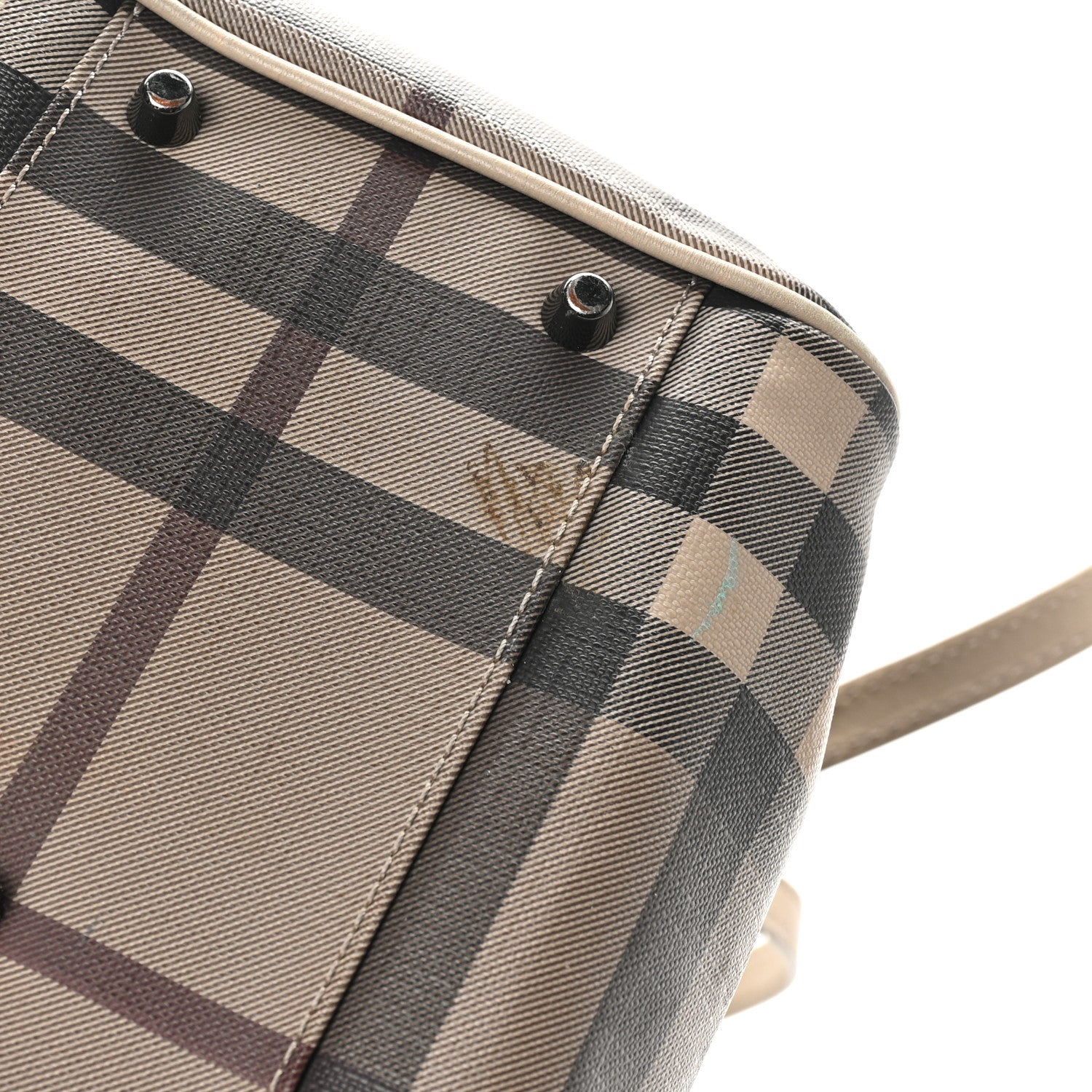 Burberry Smoked Check Small Canterbury Tote Trench 13 of 13