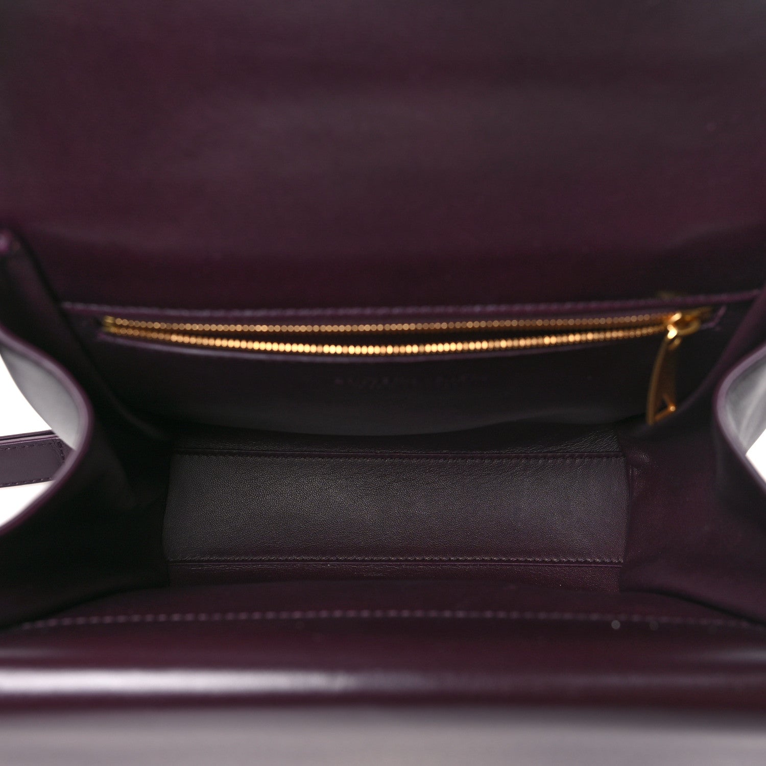 Bottega Veneta Box Calfskin Nappa Clip Bag Grape 5 of 10