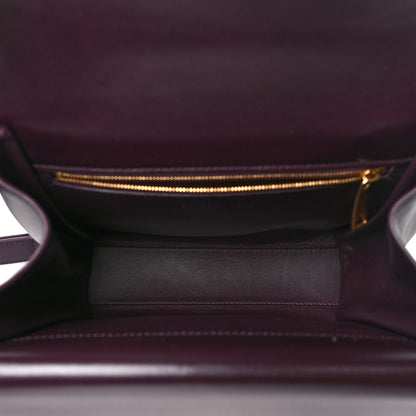 Bottega Veneta Box Calfskin Nappa Clip Bag Grape 5 of 10
