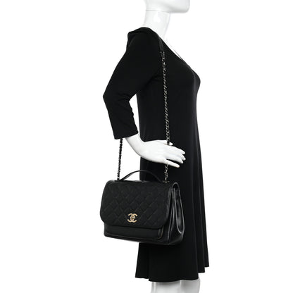 Chanel Caviar Quilted Large Business Affinity Flap Black 3 of 11