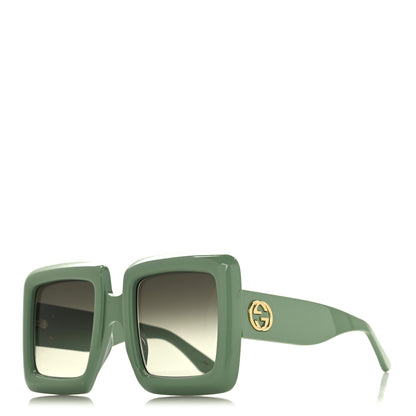 Gucci Oversized Square GG0783S Sunglasses Green 1 of 7
