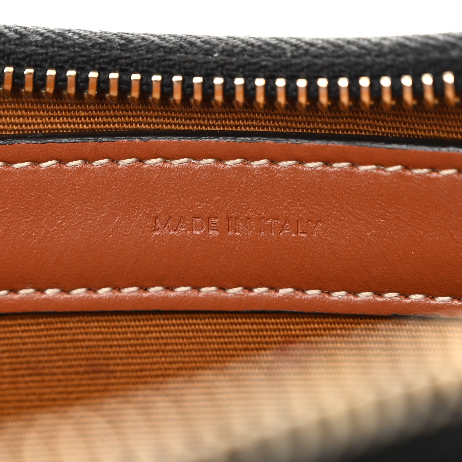 Celine Triomphe Canvas Calfskin Ava Shoulder Bag Tan 7 of 10