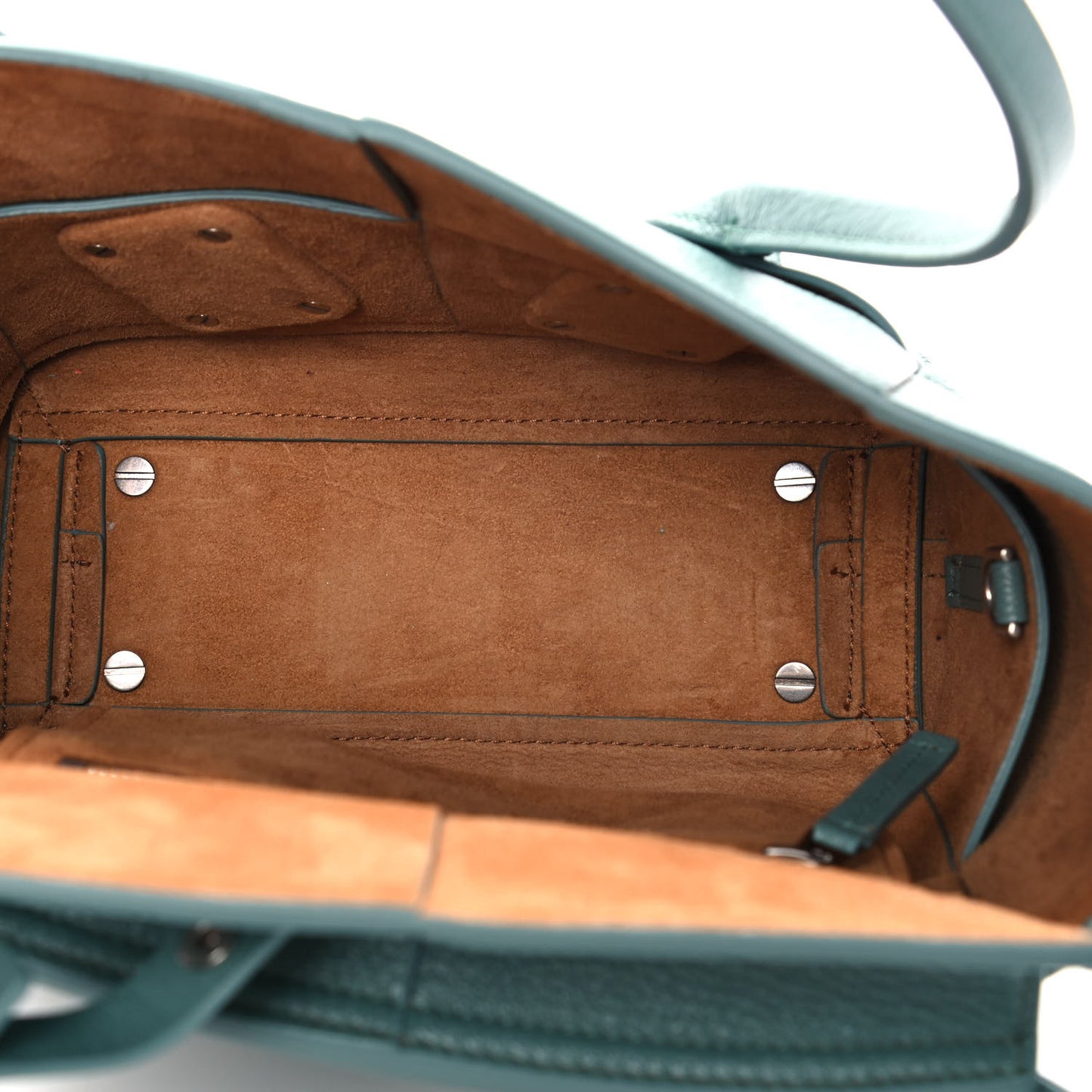Grained Calfskin Maxi Intrecciato Mini Arco Blue