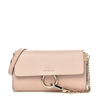 Chloe Calfskin Mini Faye Shoulder Bag Cement Pink 1 of 11