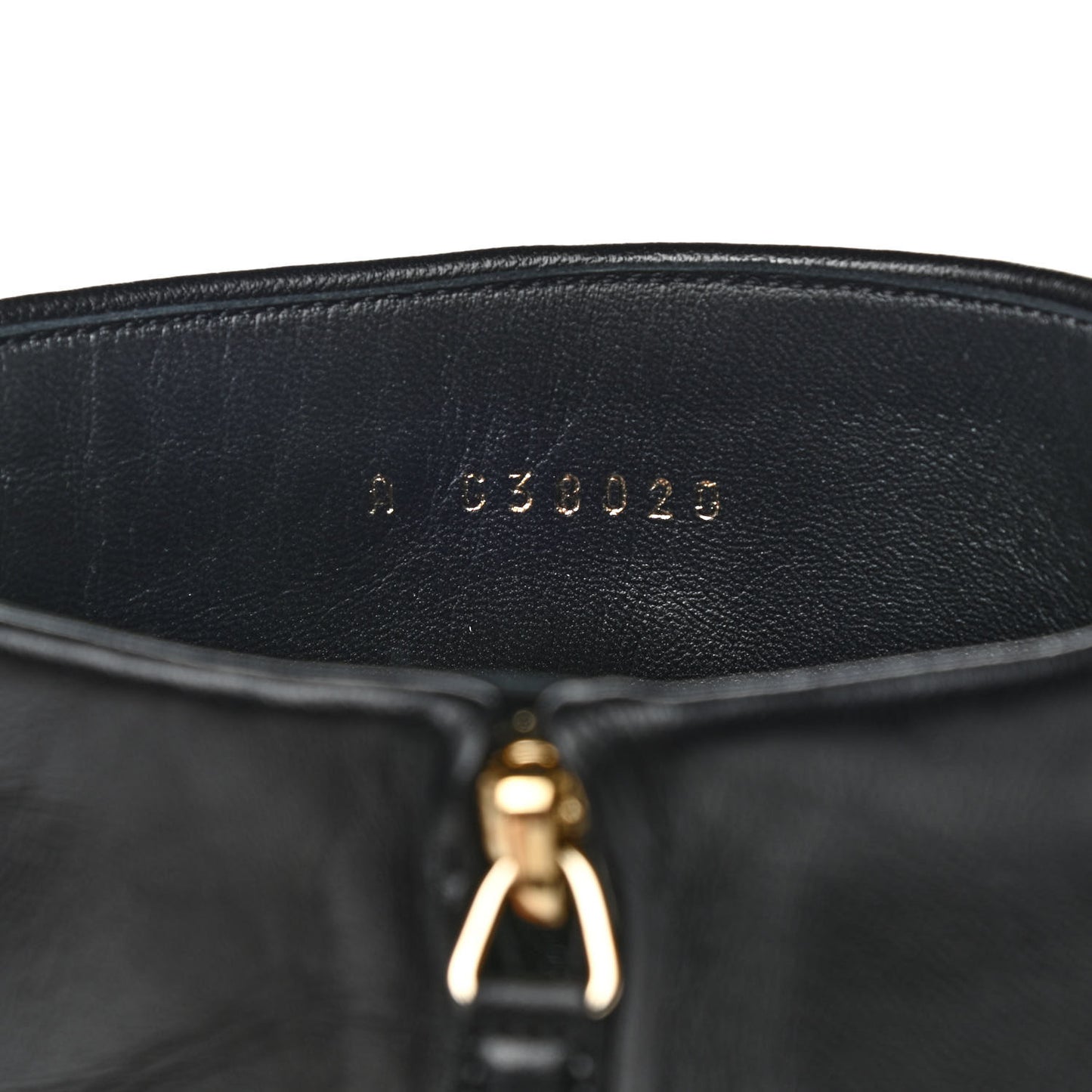 Lambskin High Boots 36 Black