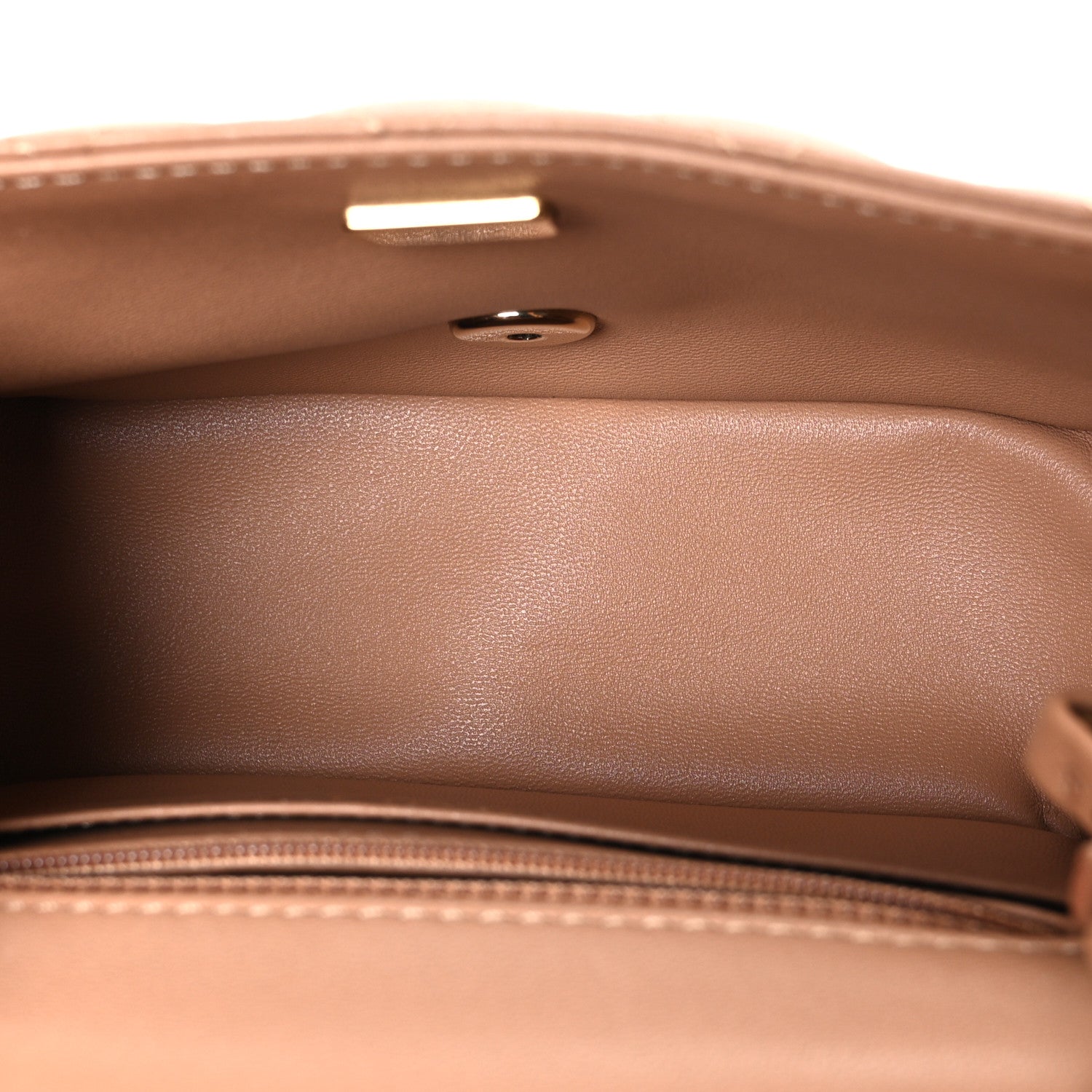 Chanel Lambskin Quilted Mini Square Flap Brown 5 of 10