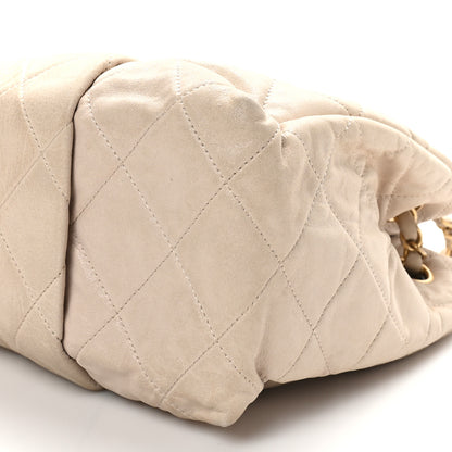 Chanel Iridescent Calfskin Large Chic Quilt Flap Grey 10 of 10