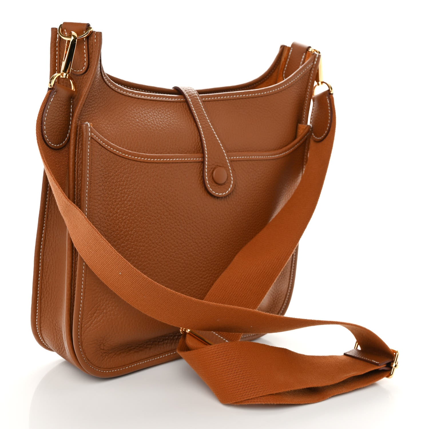 Hermes Taurillon Clemence Evelyne III PM Gold 3 of 10