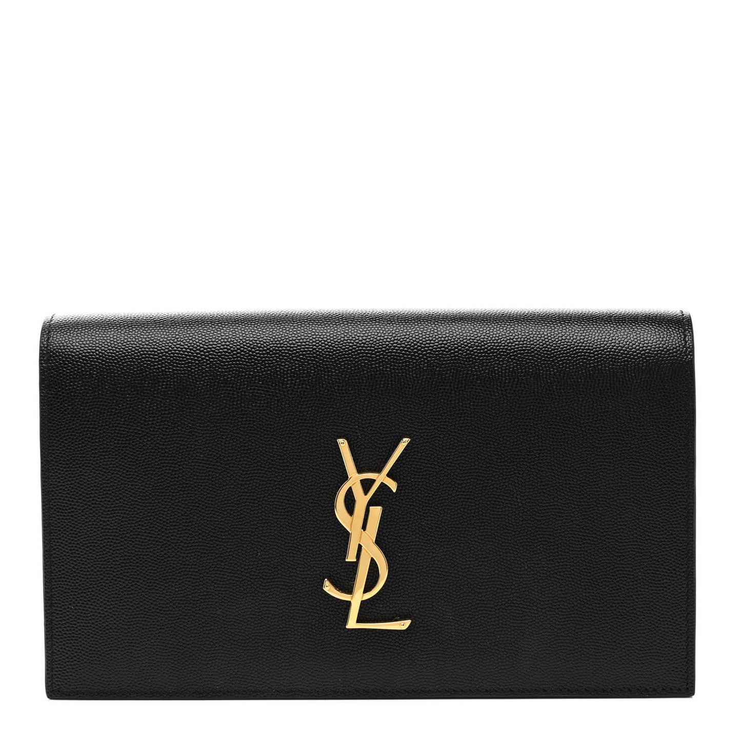 Grain De Poudre Classic Monogram Kate Clutch Black