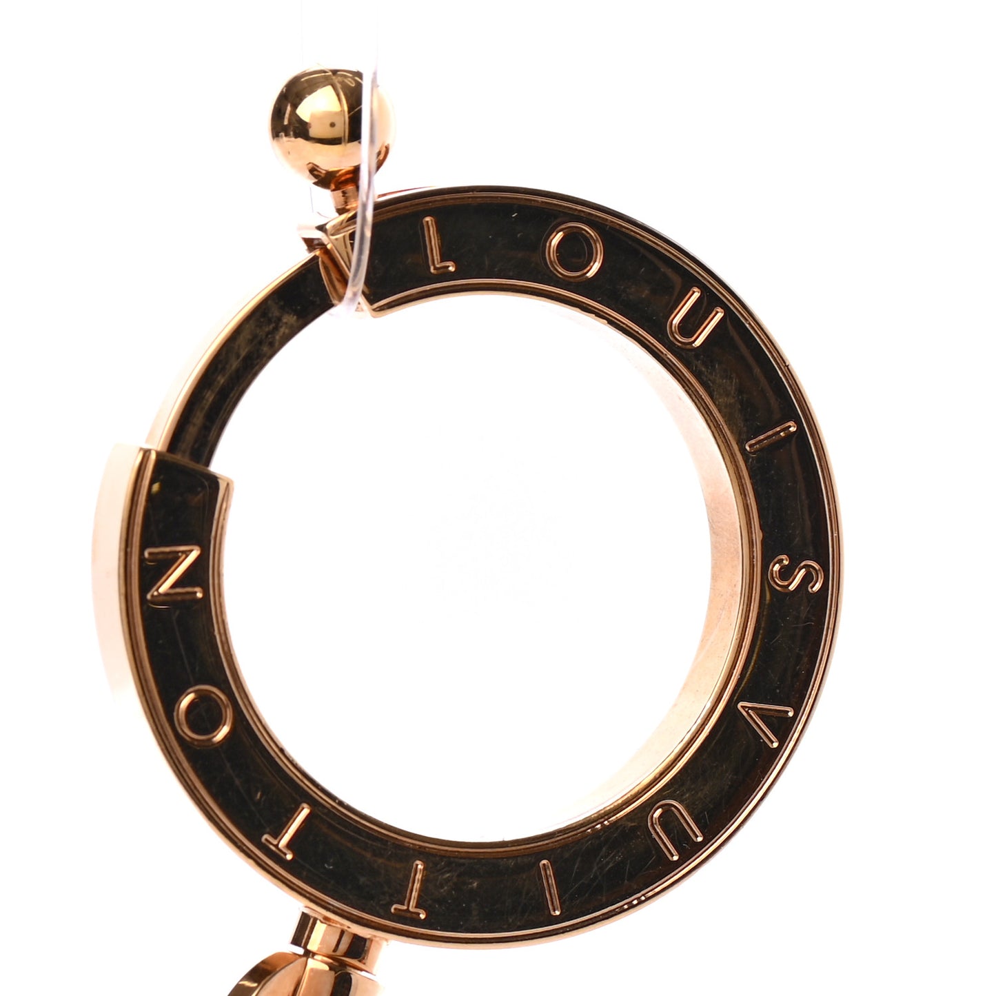 Goldtone Swing Key Holder and Bag Charm
