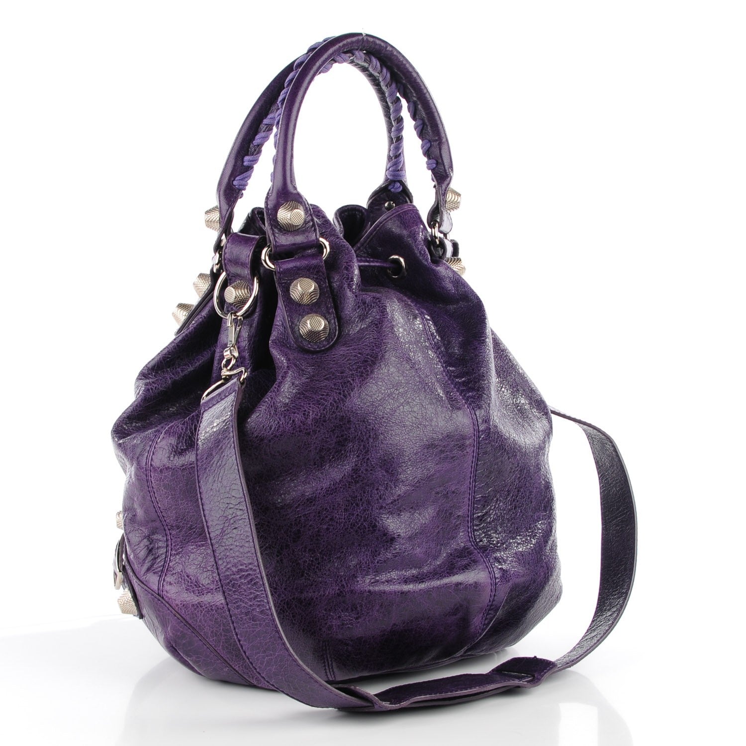 Balenciaga Agneau Giant 21 Silver Hardware Pompon Raisin 3 of 15