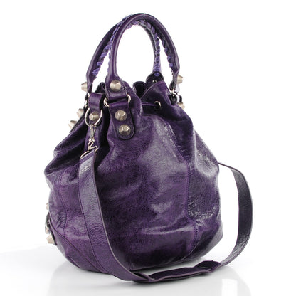 Balenciaga Agneau Giant 21 Silver Hardware Pompon Raisin 3 of 15