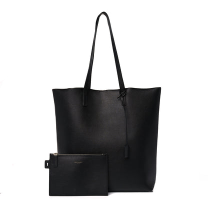 Saint Laurent Calfskin Medium Shopping Tote Black 1 of 19