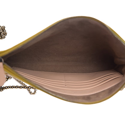 Bottega Veneta Nappa Intrecciato Checker Chain Wallet Chamomile 4 of 9