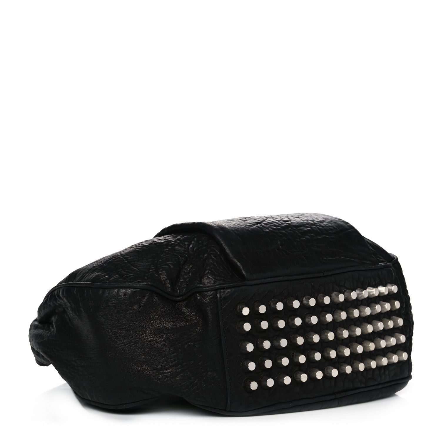 Alexander Wang Pebbled Lambskin Morgan Hobo Black Silver Hardware 5 of 15
