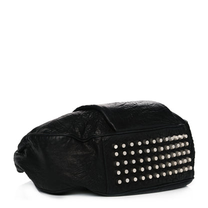 Alexander Wang Pebbled Lambskin Morgan Hobo Black Silver Hardware 5 of 15
