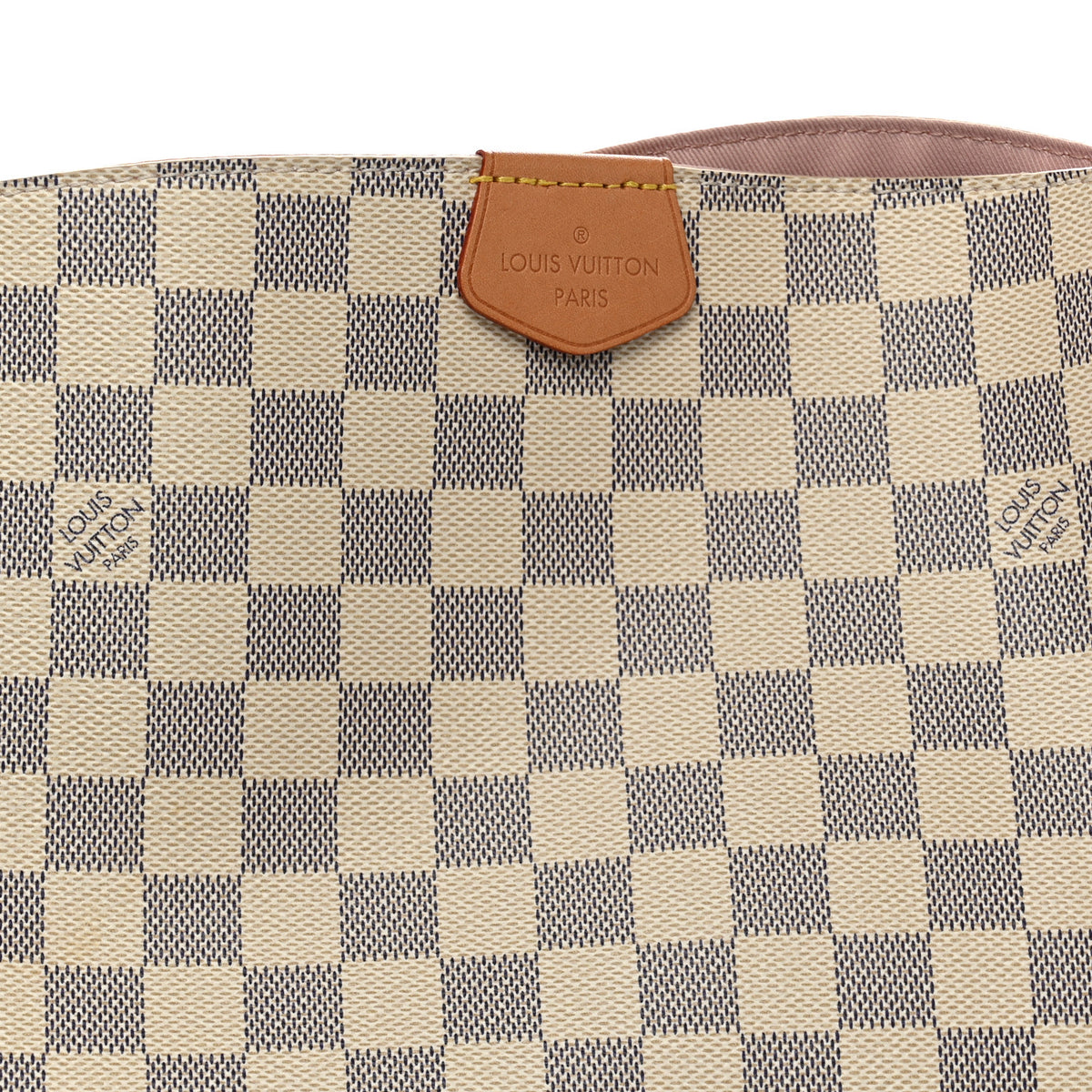 Damier Azur Graceful PM Rose Ballerine