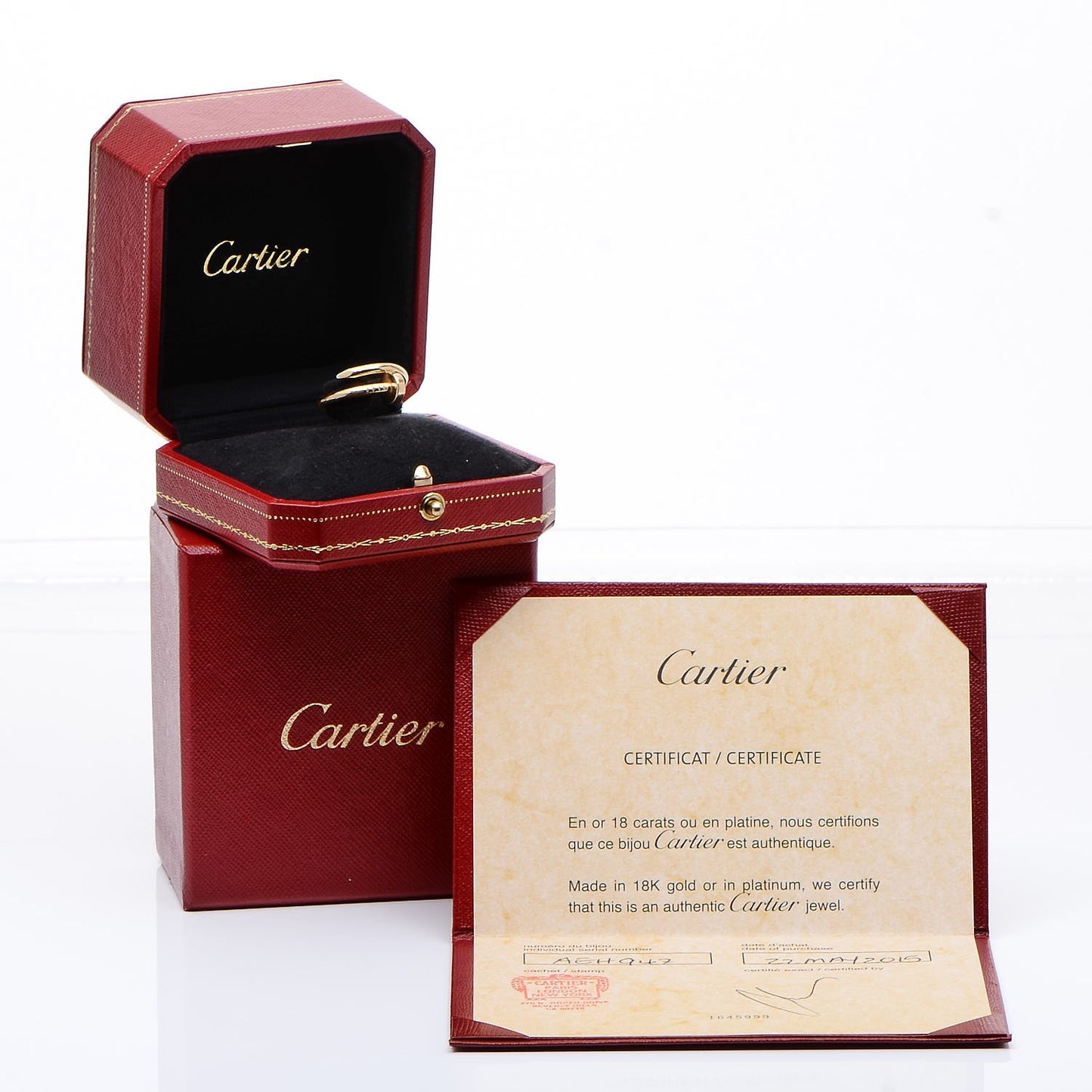 18K Yellow Gold Juste Un Clou Ring 52 6