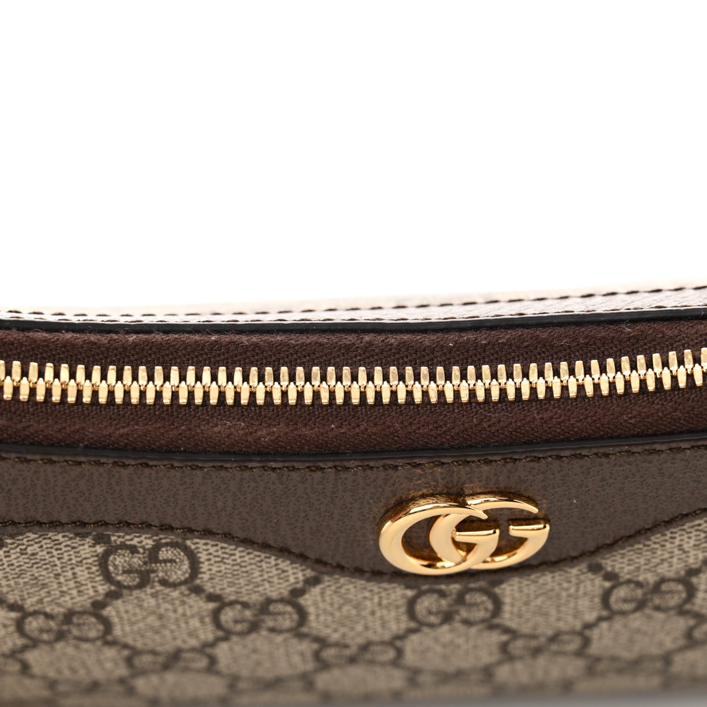 GG Supreme Monogram Textured Dollar Calfskin Small Ophidia Hobo Beige Ebony New Acero