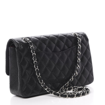 Chanel Caviar Quilted Medium Double Flap Black 3 of 12