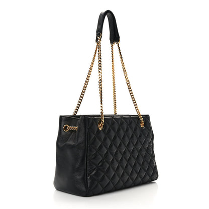 Versace Nappa Quilted Medusa Chain Shoulder Bag Black 3 of 15