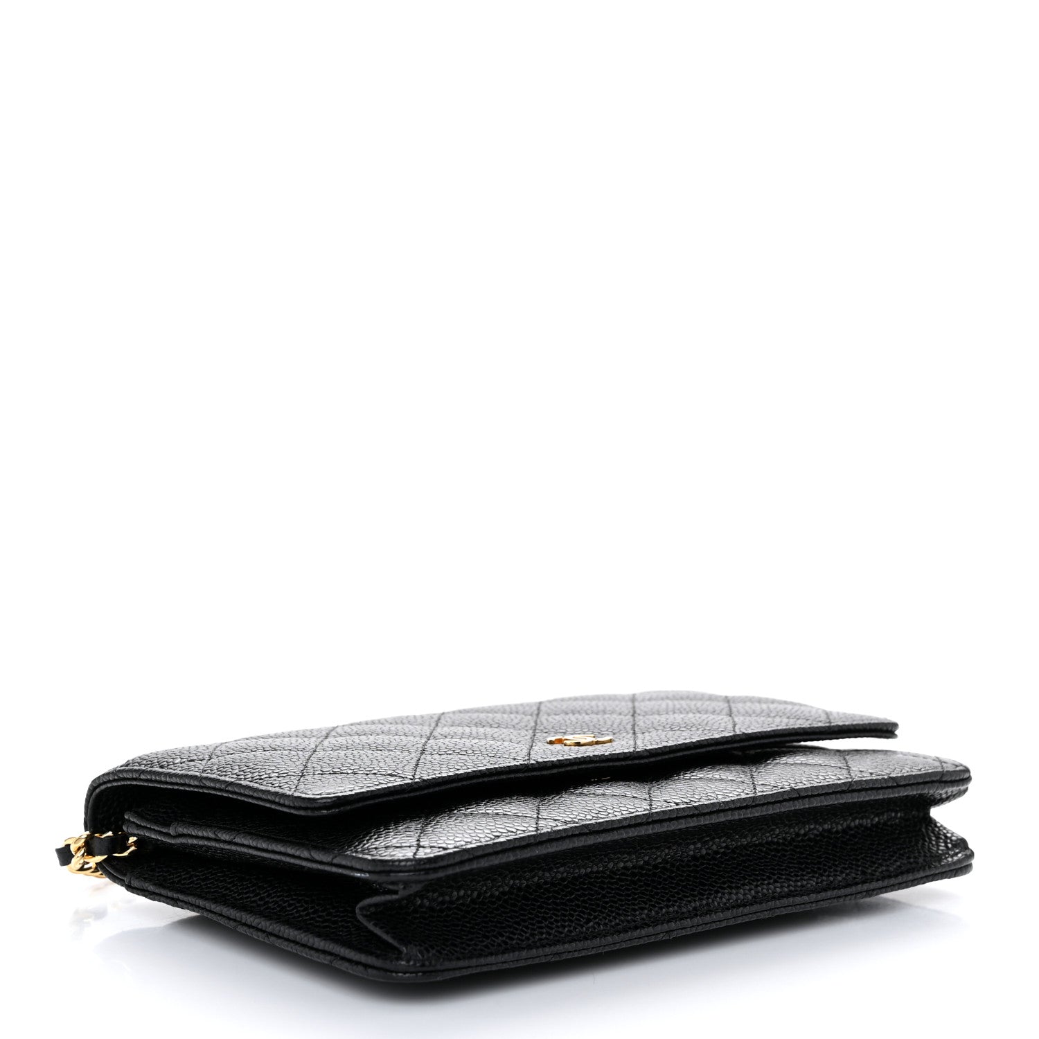 Chanel Caviar Quilted Wallet On Chain WOC Black 4 of 12
