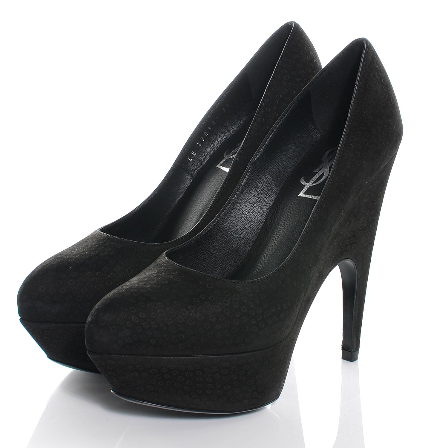 Saint Laurent Carpincho Imperiale 95 Pumps 35 Nero 3 of 6