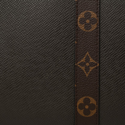 Louis Vuitton Taiga Monogram Keepall Bandouliere 50 Khaki 10 of 12