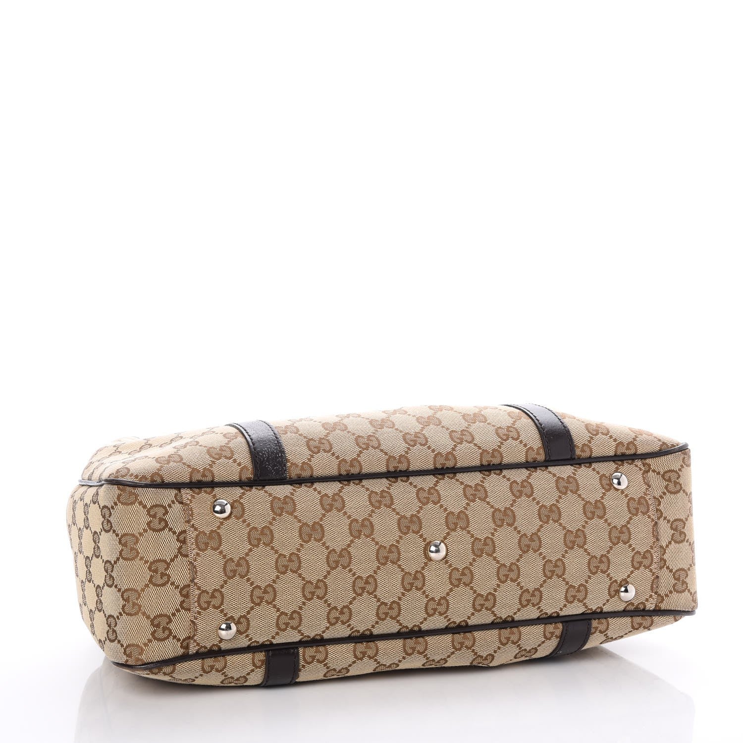 Gucci Monogram Medium Twins Tote Dark Brown 4 of 9