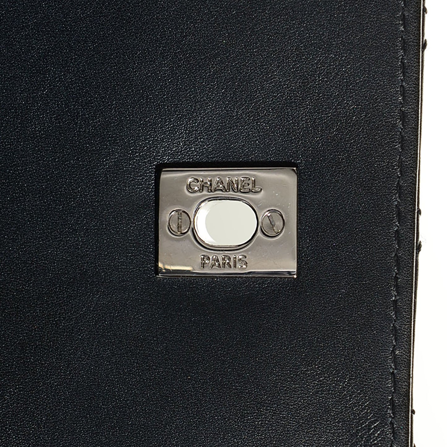Calfskin Quilted In the Business Flap Bag Black
