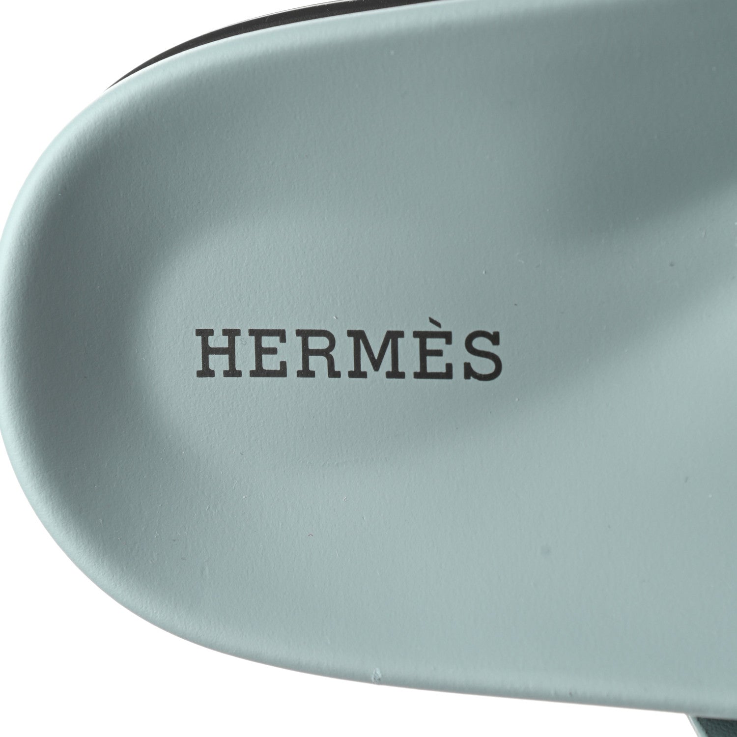 Hermes Suede Goatskin Womens Chypre Sandals 38.5 Vert d'eau 7 of 11