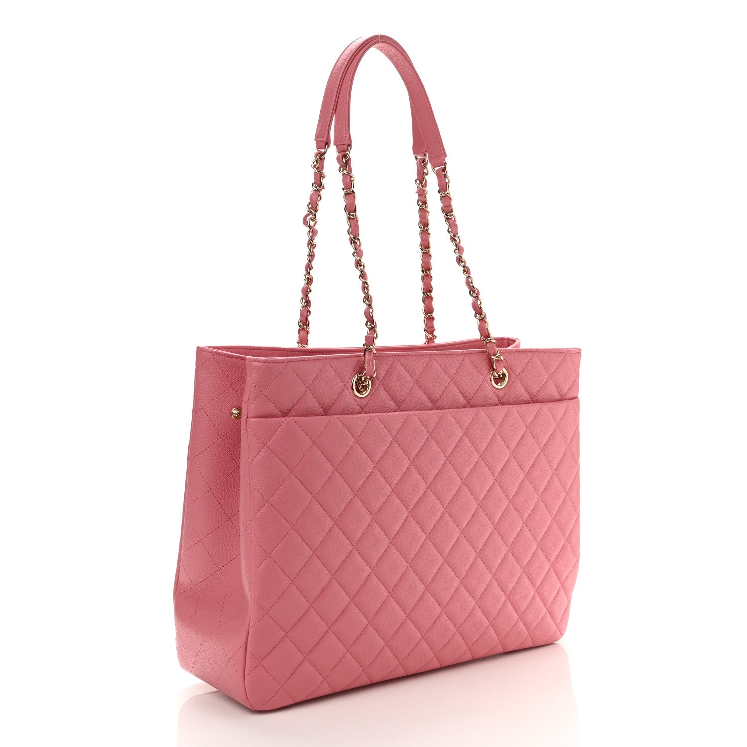 Chanel Caviar Quilted Large Shopping Tote Pink 1 of 10
