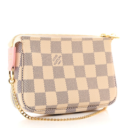 Louis Vuitton LOUIS VUITTON Damier Azur 2018 Christmas Animation Mini Pochette Accessories 3 of 7