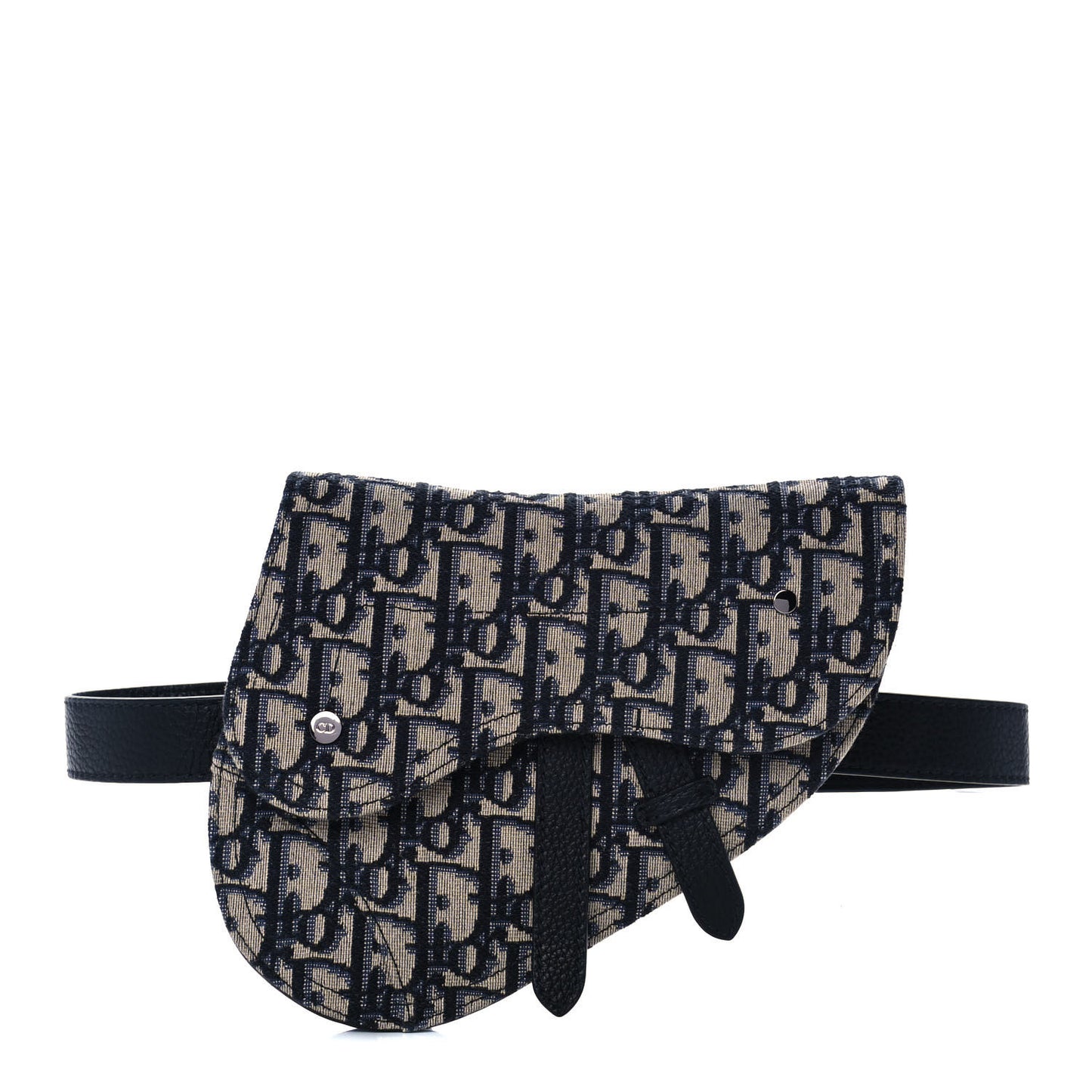 HOMME Oblique Saddle Belt Bag Blue