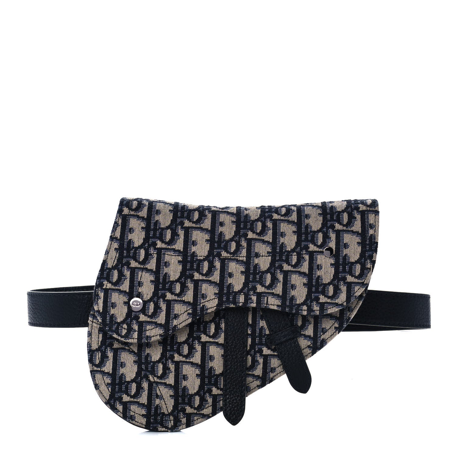 Christian Dior HOMME Oblique Saddle Belt Bag Blue 1 of 12
