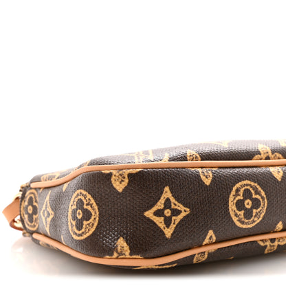 Louis Vuitton Monogram Origine Lin Pochette Accessories Dark Chocolate 8 of 9