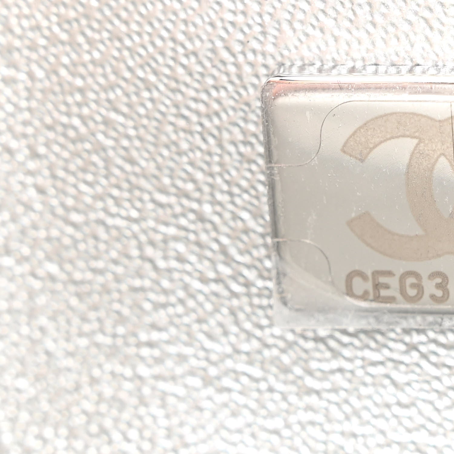 Chanel Metallic Lambskin Quilted Mini Rectangular Flap Silver 7 of 10