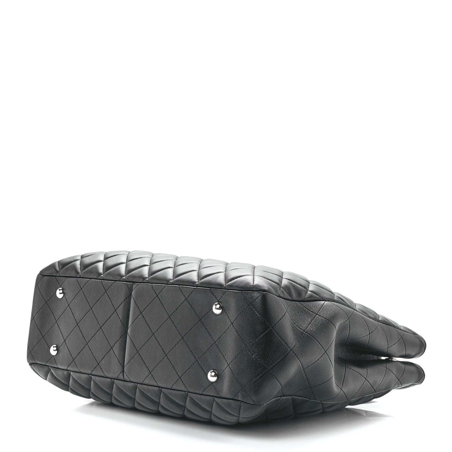 Calfskin Quilted Timeless Tote Black