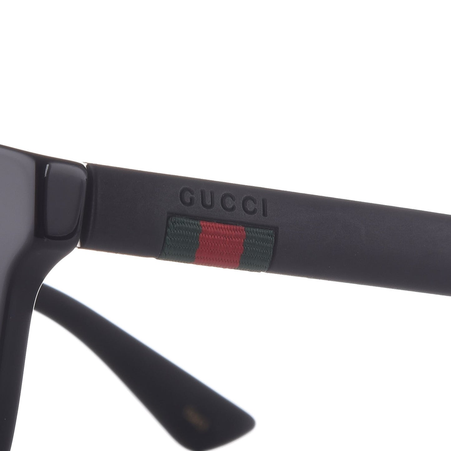Square Frame Web Sunglasses GG0008S Black