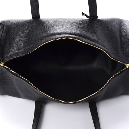 Mansur Gavriel Pebbled Calfskin Mini Duffel Bag Black 6 of 10