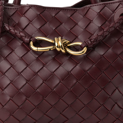 Bottega Veneta Nappa Intrecciato Small Andiamo Shoulder Bag Barolo 8 of 10