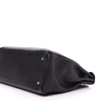 Hermes Fjord Kelly Retourne 35 Black 9 of 19
