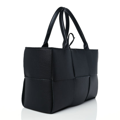 Bottega Veneta Grained Calfskin Intrecciato Small Arco Tote Black 4 of 11