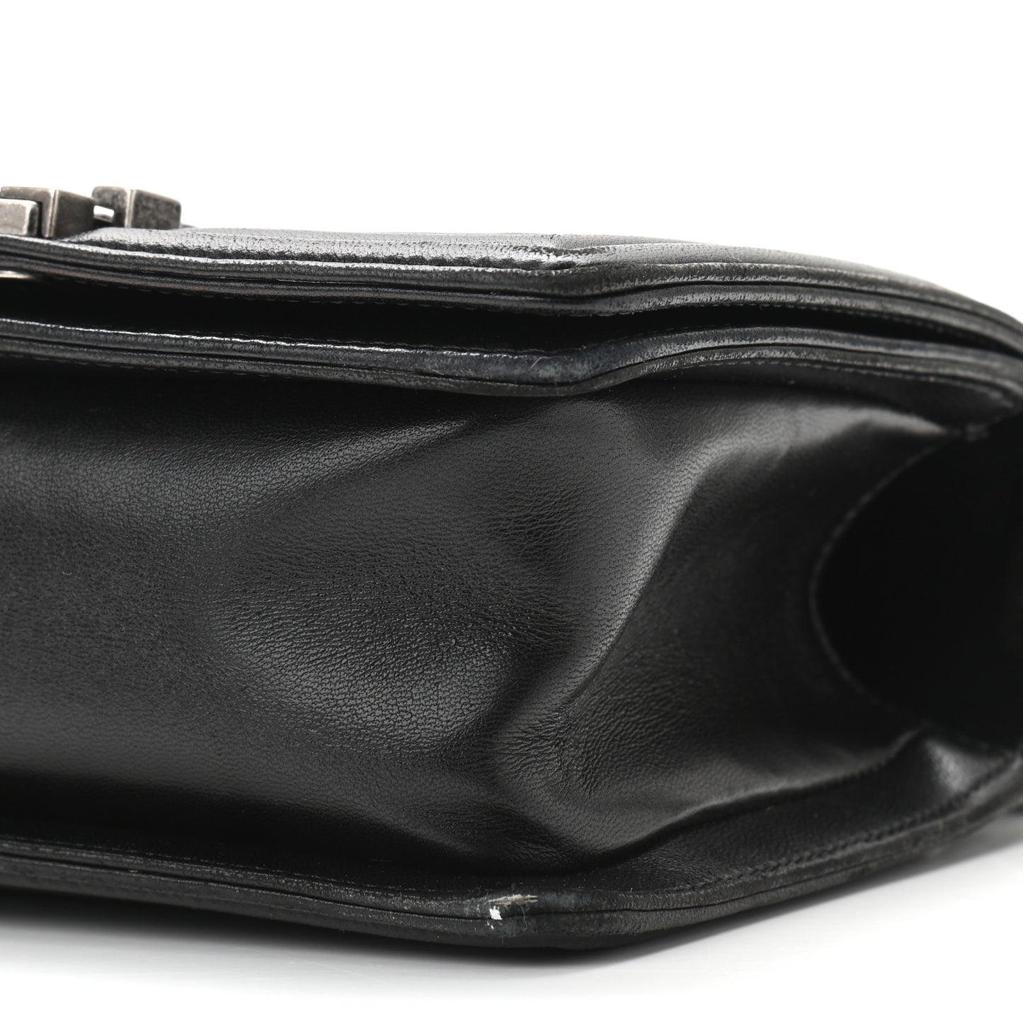 Galuchat Stingray Small Boy Flap Black