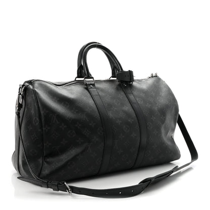 Louis Vuitton Monogram Eclipse Keepall Bandouliere 45 2 of 9