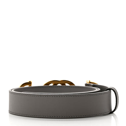 Gucci Calfskin Zumi 30mm Belt 85 34 Dusty Grey 2 of 5