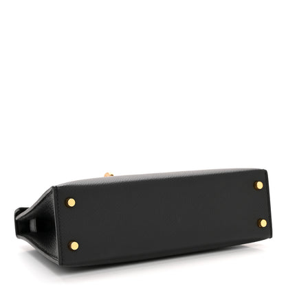 Hermes Epsom Mini Kelly Sellier 20 Black 4 of 11