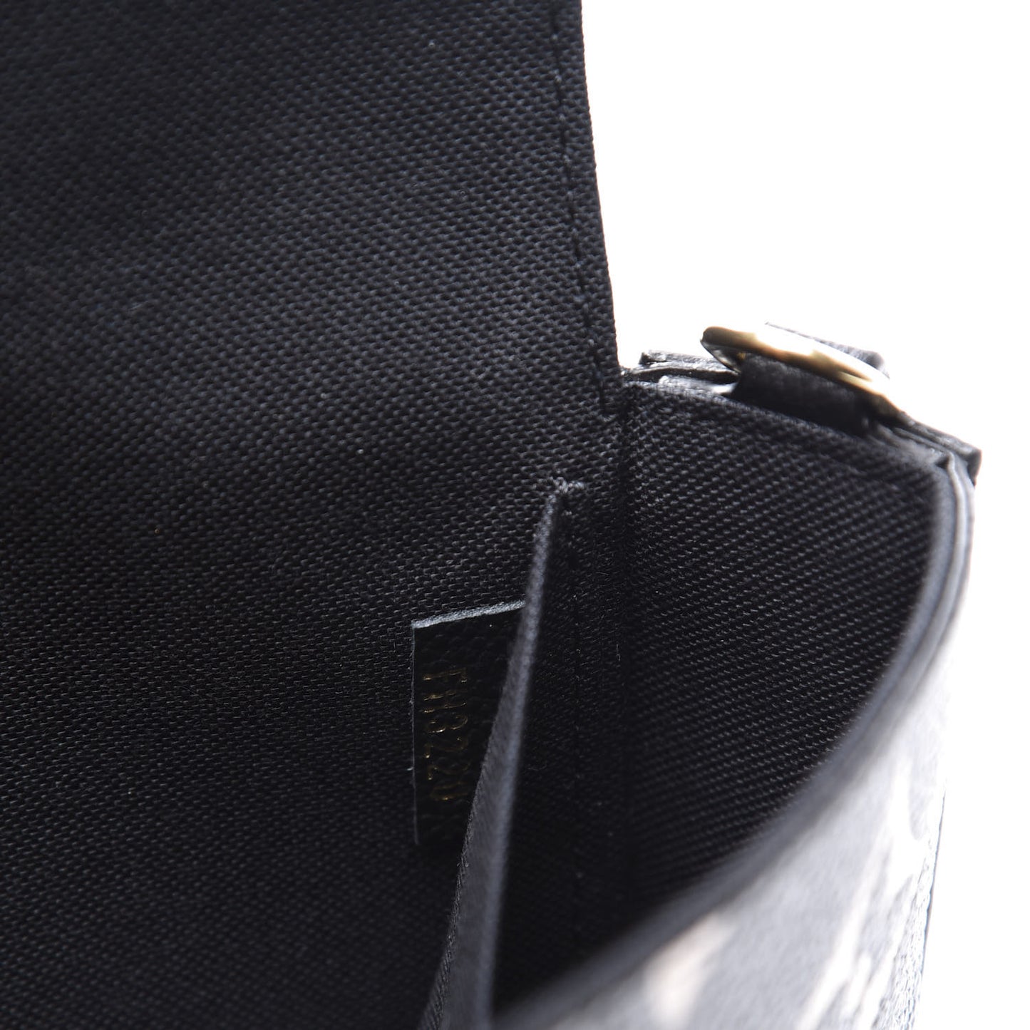 Empreinte Monogram Giant Crafty Pochette Felicie Black Creme