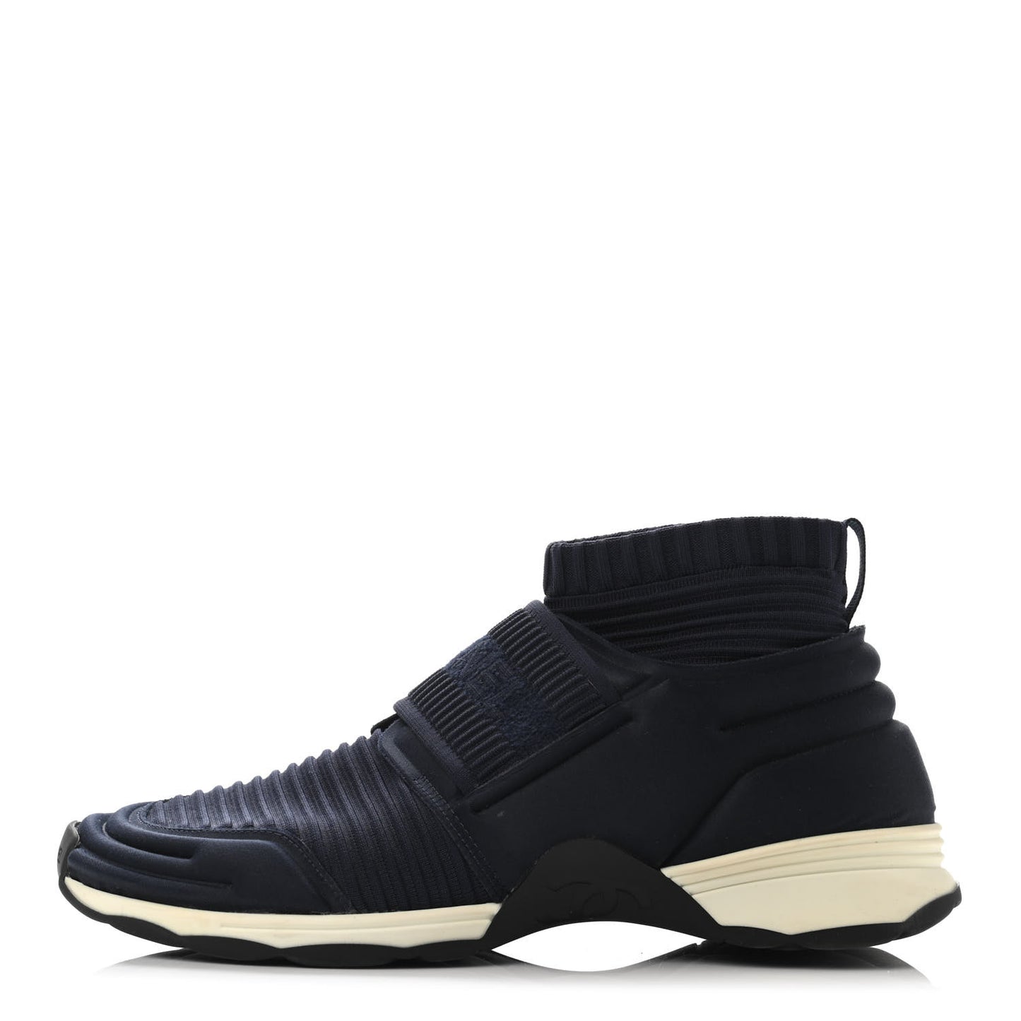 Stretch Fabric CC Sneakers 39 Blue