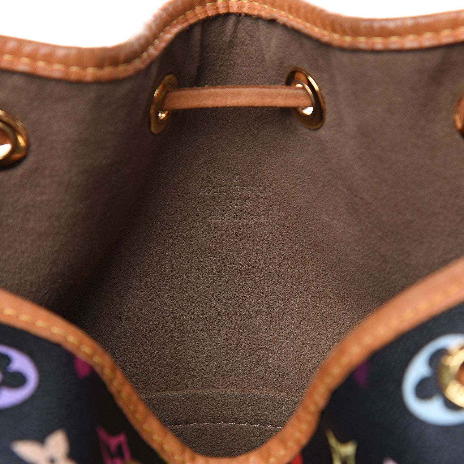 Louis Vuitton Monogram Multicolor Petit Noe Black 5 of 14